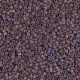 Miyuki delica beads 15/0 - Matted opaque brown ab DBS-884